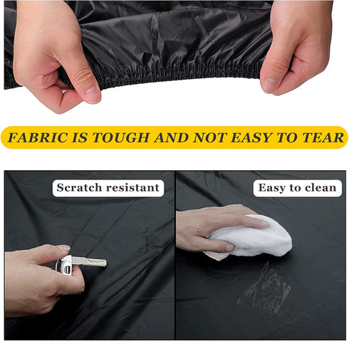 Dog Bed Covers, 30L × 20W × 3H Inch Washable Black Oxford Fabric with Handles and Zipper, Reusable Liner for Small to
