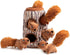 Hollypet Hide and Seek Squeaky Dog Toy, Designed Interactive Puzzle Plush Stuffed