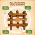 Bully Sticks 100% Natural Beef Dog Chews, 6” Premium Quality Healthy Treats for Training, 12Pcs 340g