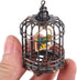 NUOBESTY Miniature Birdcage Model, Doll House Birdcage Ornament Decorative Supply for Home Decor