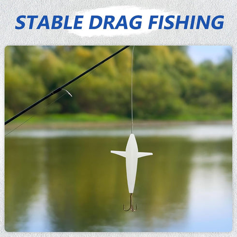 2pcs SOLUSTRE Luminous Trolling Bird Lures for Saltwater Fishing, Offshore Teaser Tackle for Tuna and Mackerel, Deep