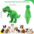 Homounter Dog Toys Cute Dinosaur Plush Toy for Large Dogs - Squeaky Interactive Stuffed Dog Chew Toy for Puppies, Pet