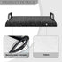 Flashideas Black and Grey Stripes Golf Cart Seat Towel Blanket Covers - Portable Club Car Seat Cover