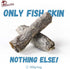 Cod Skins Dog Treats - All-Natural Chew Fish Skin Rolls, Healthy Omega-3 Protein 10.6 OZ