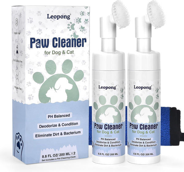Leopong Dog Paw Cleaner,Dog Paw Wash Care for Dogs Large Medium Small