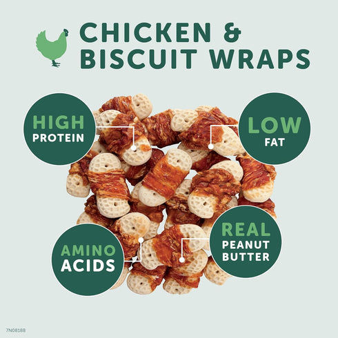 Chicken & Peanut Butter Flavored Dog Biscuits, 16 oz