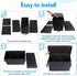300lbs Off(1 Pack) Car Back Seat Extender for Dogs up to Car Seat Extender Back and Front Gap Filler with Storage
