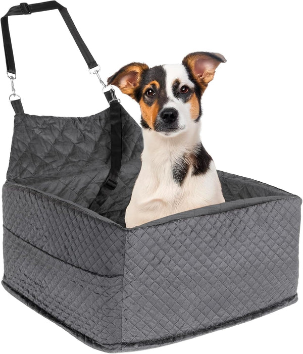 Memory Foam Dog Car Seat for Small/Medium Dogs,Travel Booster Seat for Dogs
