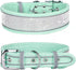 Bling Rhinestone Dog Collar, Soft Comfortable Adjustable Pet Collar with Bright Reflective Stripe for Small Medium