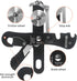 NewDoar Climbing Stop Descender Rappelling Belay for Ropes 10-12mm, CE Certified for Novices, Rescue & Arborist