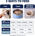 96% 8.1 oz Freeze Dried Beef Patties for Dogs & Cats, High Protein Dog Training Treats, Snacks & Food Toppers Real Beef