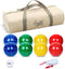 Bocce Ball Set Regulation Size and Weight for Professional Tournament, Backyard, Beach,