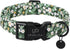 Summer Dog Collar, Lightweight Flower Print Adjustable Pet Collar, Ideal Gift for Boy Girl Dogs