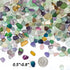 0.93 LB Fluorite Tumbled Chips Aquarium Gravel, Natural Crystal Quartz Stones for Vase Fillers, Garden, Succulent Decor