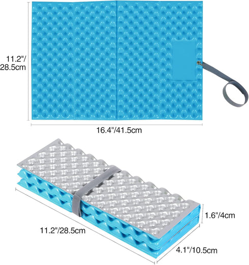 Backpacking REDCAMP Foam Hiking Seat Pad, Foldable Z Ultralight Sitting Pad for Camping Stadium Outdoor