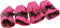 GabeFish Anti Slip Dog Socks Shoes, Adjustable Drawstring Boot Paw Protectors for Small Medium Pets, Pink