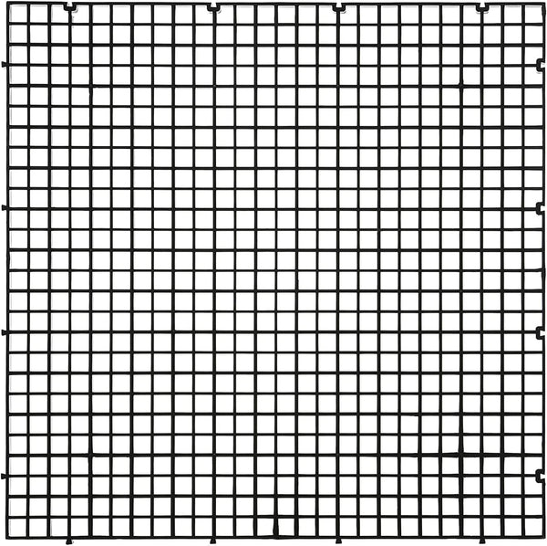 ALEGI Black Aquarium Plastic Grid Divider Tray Egg Crate, 2 Pcs L, Isolate Board Divider Fish Tank Bottom Filter