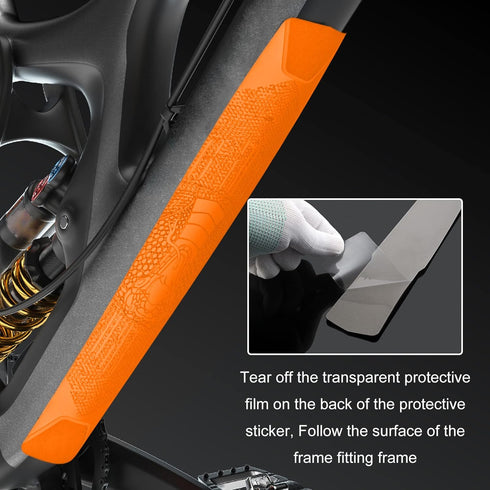 Mountain Bike Frame Protector, MTB Bicycle Down Tube Frame Guard for Collision and Scratch Protection