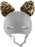 Leopard Helmet Accessories with Sticky Hook & Loop Fastener, Helmet CAT Ears/Covers for Kids and Adults