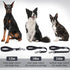 VIVAGLORY Short Dog Leash, Traffic Leash with Soft Padded Handle for Training & Walking, 18 inch, Black