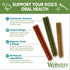 WHIMZEES by Wellness 14 Count Natural Dental Chews for Medium Breed Dogs, Grain-Free, Freshen Breath & Fight Plaque