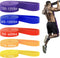 HAPBEAR Pull Up Assistance Bands, Resistance Bands Set of 5 for Working Out, Stretching, Physical Therapy