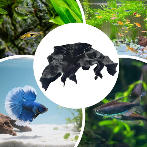 Generic Aquarium Shrimp Tunnel,Stable Hiding Hole Tunnel Shelter | Shrimp Tank Hideouts Decor | for Beginners Feeding
