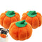 3 Pcs Pumpkin Dog Chew Toys - Pet Squeaky Toy Halloween Plush for Playing (3 Pcs)