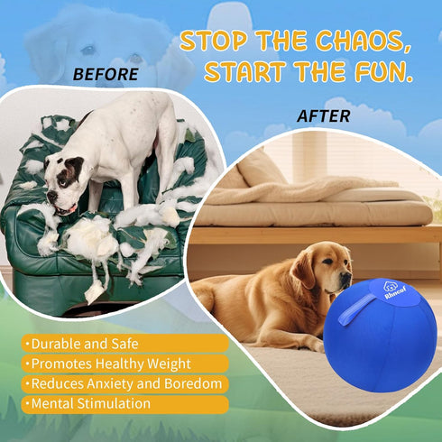 Rhncof 25 Herding Ball for Dogs/Horse: Herding Ball for Australian Shepherd, Outdoor Interactive Play Balls Large