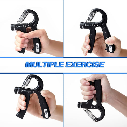 Steelway Grip Strength Trainer Set of 2 Pack, Adjustable Resistance Hand Grip Strengtheners