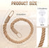 Hermit Crab Toys 23.6 Inch Hermit Crab Climbing Jute Rope Ladder with Hooks Hermit Crab Toys Reptile Tank Terrarium Accessories Habitat Decor for Hermit Crab Lizards Geckos Snakes