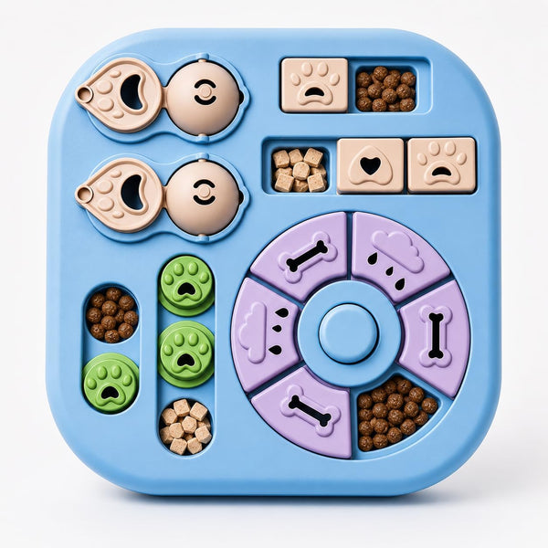 Tee Shirt Galaxy Interactive Dog Treat Puzzle Toys Durable, Dog Puzzle Toy IQ Training Slow