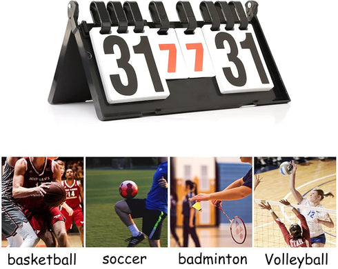 Portable Digital Scoreboard | Ping Pong Score Keeper for Tennis, Soccer, Football Sports | Best Coaches Gifts Idea for