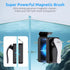SEAOURA Magnetic Aquarium Cleaner, Dual-Sided Algae Scraper, Floating Anti-Scratch Magnetic Glass Brush for Freshwater