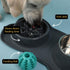Slow Feeder Dog Bowls, No-Spill Non-Skid Silicone Mat, Stainless Steel Water Bowl for Dogs, Canine Karma