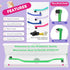 RYERCAT Dual Sided Cat Toothbrush - Kitten Toothbrush with Micro Head for Cat Dental Care Supplies (Shamrock)