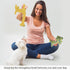 SunGrow Giraffe Cotton Knot Ropes - Handwoven Chew Items for Small Breeds Dog - 2 Pieces per Pack