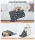 1 Pack 6 Blankets Dog Cat Soft Fluffy Fleece Pet Blanket, Warm Cute Print Design, Large 41"x31"