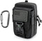 WYNEX Tactical Compass Phone Pouch - Large Molle Smartphone Holster Case with Carabiner