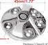 Stainless Steel 316 Boat Door Cabinet Hatch, 45mm Round Turn Button Twist Catch Latch Marine Hardware