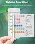 Pawfly 6 in 1 Aquarium Test Strips, 100 Strips for pH, Chlorine, Nitrate, Nitrite, and Hardness