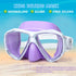 Kids Diving Mask, 180° Anti-Fog Swim Mask with Tempered Glass and Nose Cover for Diving and Snorkeling