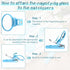 Mudder 3 Pcs Hedgehog Small Animal Grooming Kit – Includes Bathing Brush and Nail Clipper with Magnifier