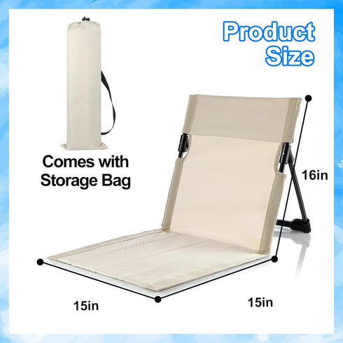 GFYYBKJ SwimmingPool Foldable Seat for Poolside Chairs, Portable Outdoor Poolside Chairs for Edge of Pool, Beach Chair