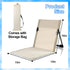 GFYYBKJ SwimmingPool Foldable Seat for Poolside Chairs, Portable Outdoor Poolside Chairs for Edge of Pool, Beach Chair