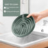 Coomazy Silicone Slow Feeder Bowls, Interactive Puzzle Toy for Dog Cat Food Training, Prevents Overeating (Dark Green,