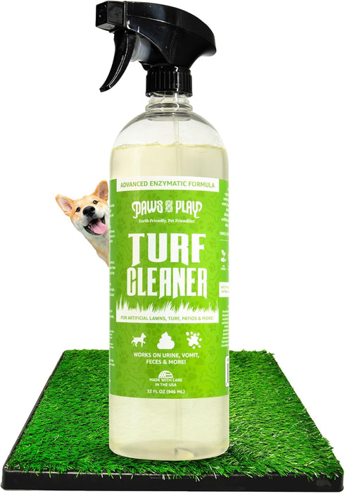 Turf Cleaner - Cleans and Deodorizes Fake Grass, 32 Fl Oz Turf Cleaner for Dog Grass Pad and Pet Urine
