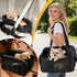 3-in-1 BABORUI Center Console Dog Car Seat, Portable Pet Carrier, Cat Car Seat with Zipper Fold Storage, Travel Ride