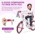 1Pair Bike Handlebar Streamers, Colorful Bike Tassels Handlebar Rainbow Streamers for Girls Boys, Bicycle Baby Carrier