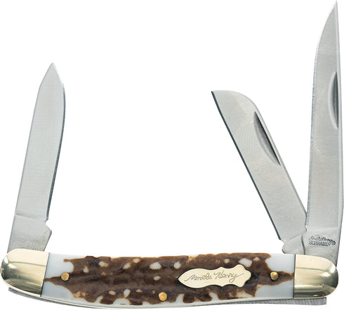 Uncle Henry Next Gen 897UH Premium Folding Pocket Knife - 6.2in with 2.8in Stainless Steel Clip-Point Blade